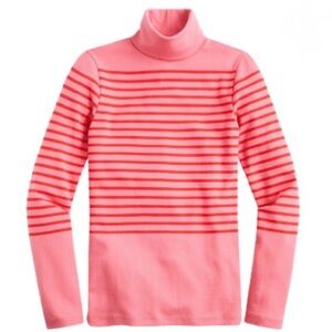 J. Crew ‘Perfect Fit’ Striped Turtleneck—Size Medium